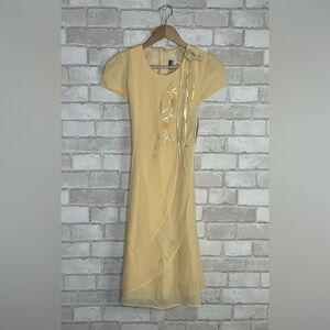 NWT Formal Kids Yellow Dress Size 11/12